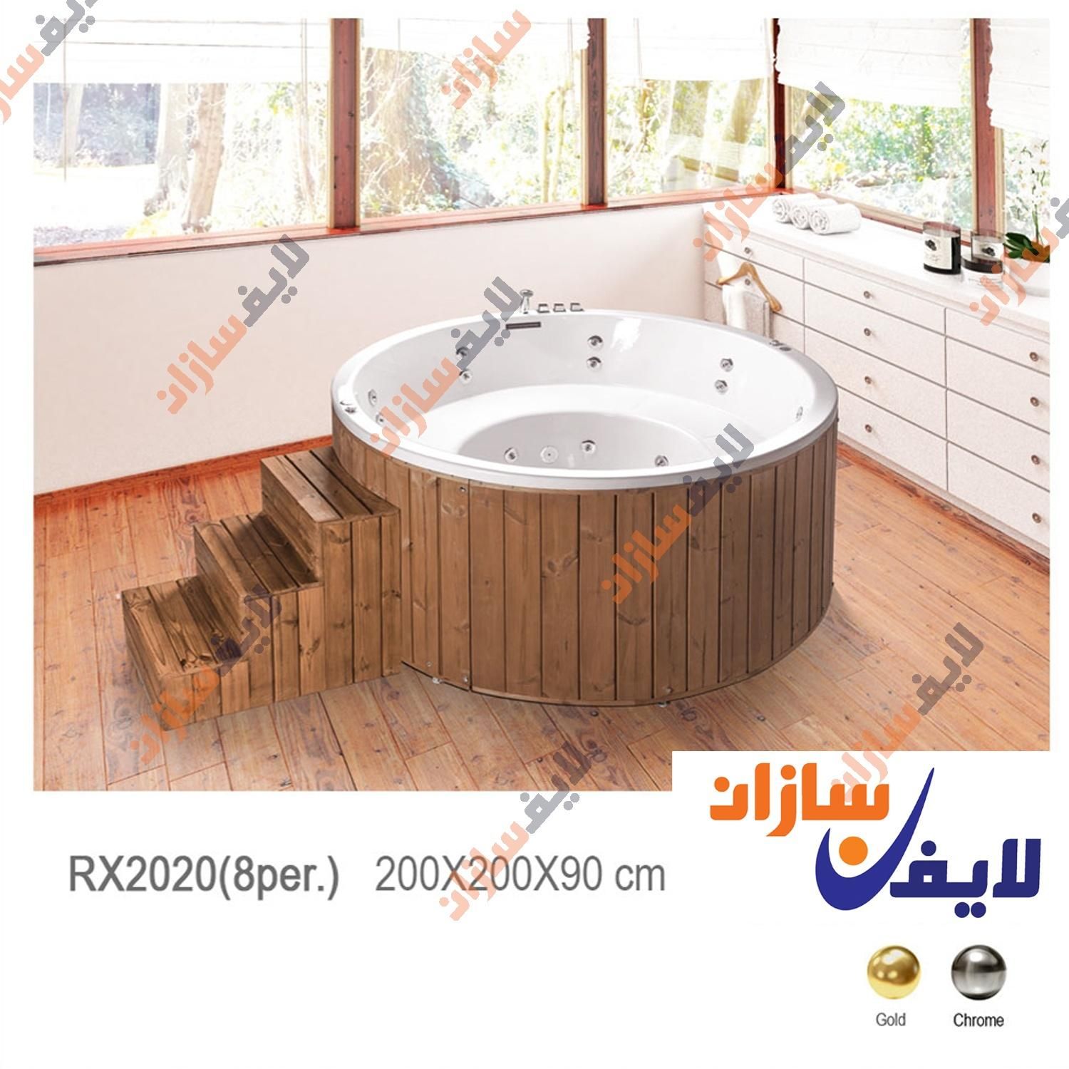جکوزی ۸ نفره ABS آکرولیک دایره|لوازم حمام|شهریار, |دیوار