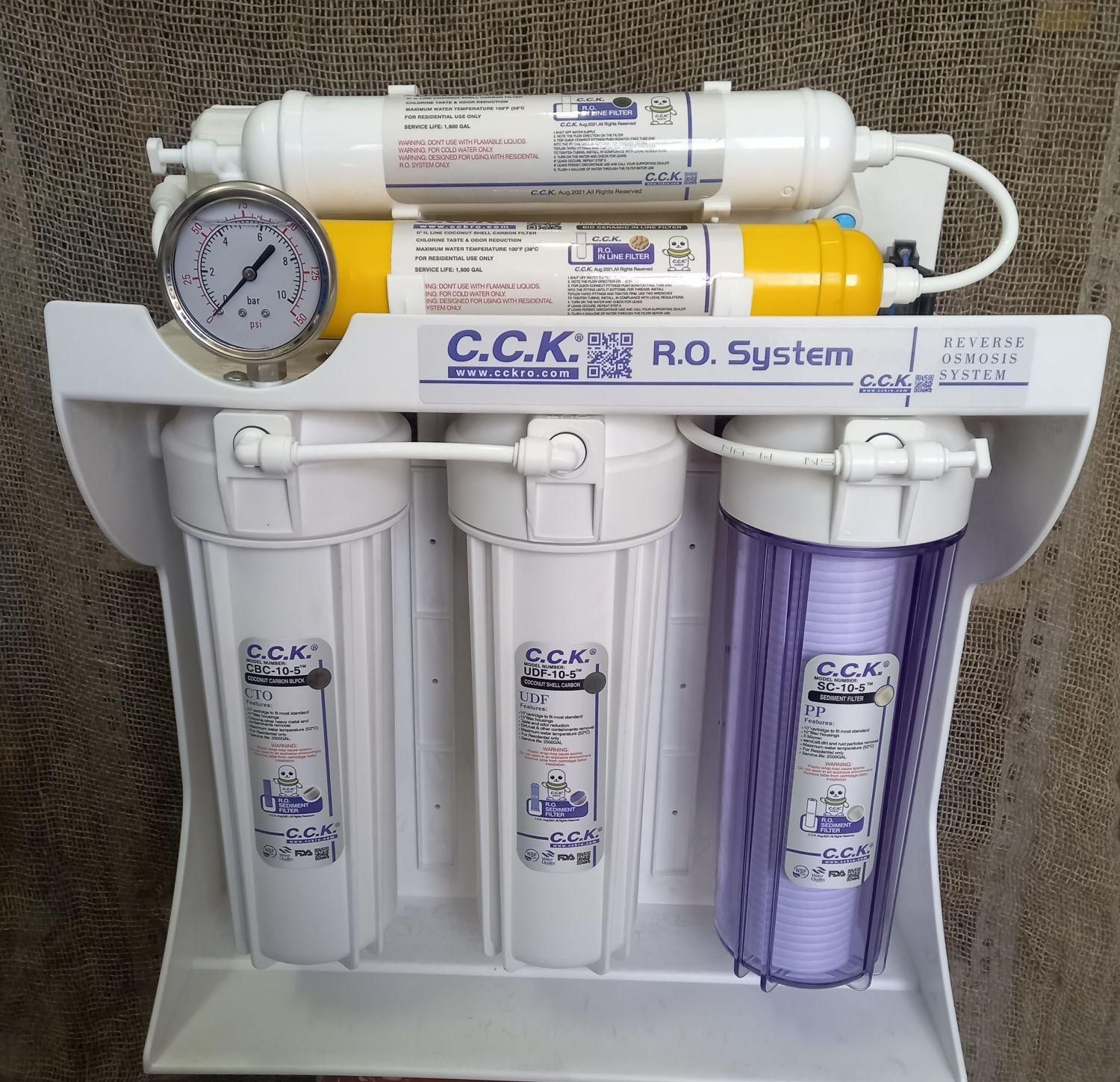 تصفیه آب 6مرحله سی سی کا فول|آبسردکن و تصفیه آب|قم, شهدا|دیوار