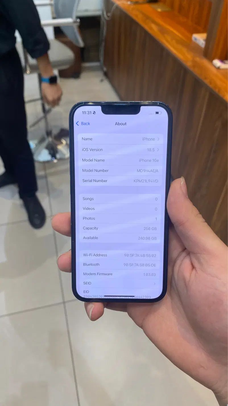 iPhone 16e  black  256 100%|موبایل|تهران, امانیه|دیوار