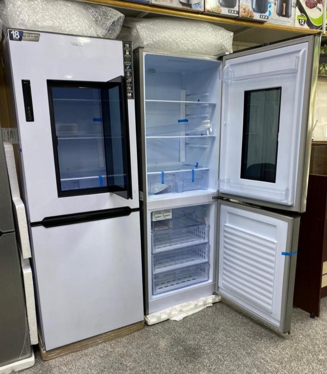 یخچال فریزر 27فوت جنرال دور این دور شیشه ای دوفن|یخچال و فریزر|تهران, فلسطین (میدان انقلاب)|دیوار