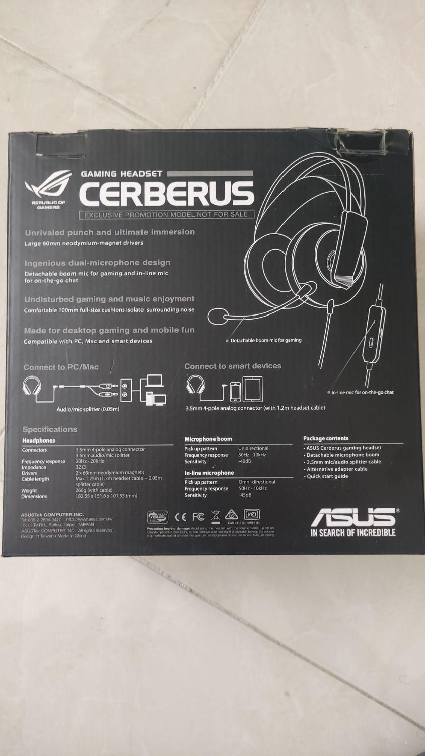 هدفون گیمینگ Asus Cerberus|قطعات و لوازم جانبی رایانه|تهران, تهران‌سر|دیوار