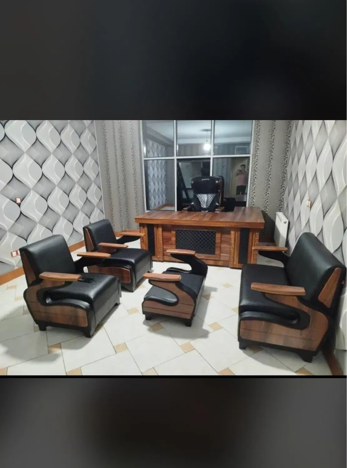 میز‌پنل وکیوم/ابعادورنگ دلخواه/مبل‌انتظار/پیشخوان|دفتر کار|گرمسار, |دیوار