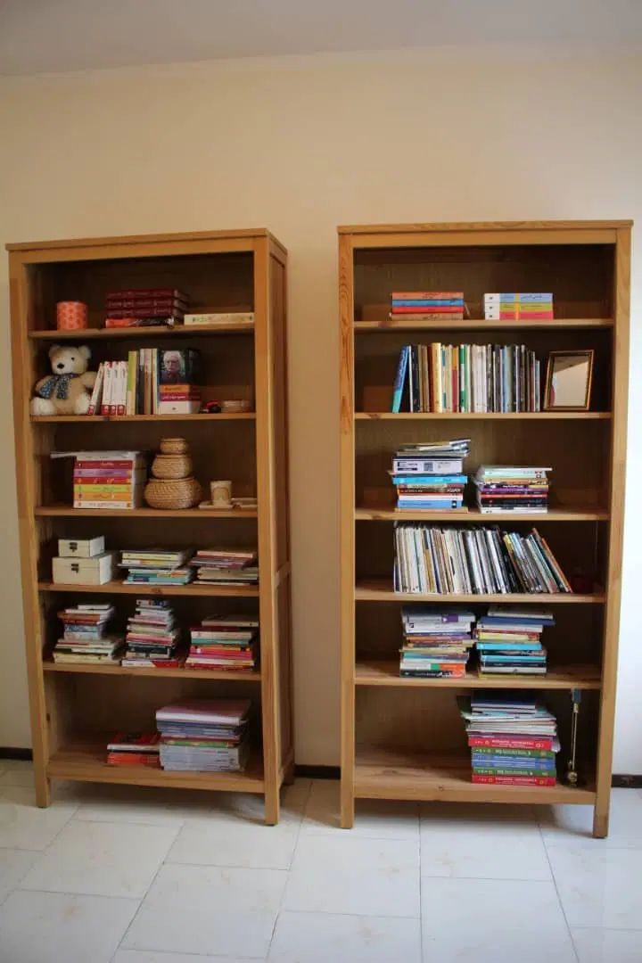 کتابخانه ایکیا اصل ۲عدد درحدنو|کتابخانه، شلف، قفسه‌های دیواری|تهران, اقدسیه|دیوار