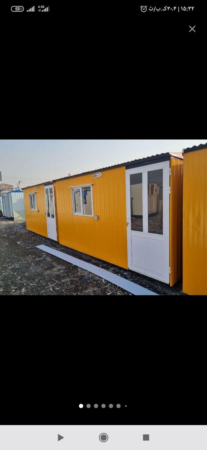 کانکس4متری شاسی دار سنگین|مصالح و تجهیزات ساختمان|قزوین, |دیوار