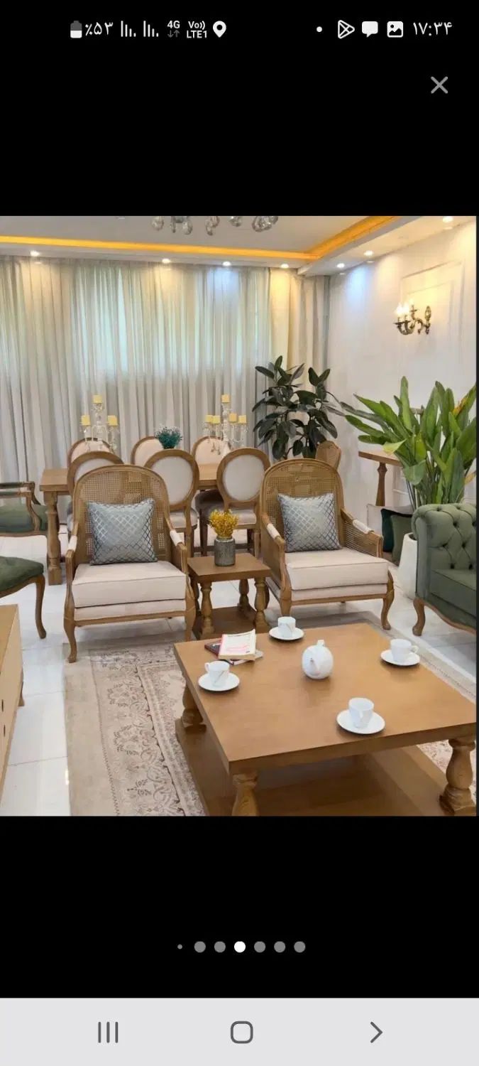 مبلمان فرانسوی کد ۱|مبلمان خانگی و میز عسلی|کرج, حصارک بالا|دیوار