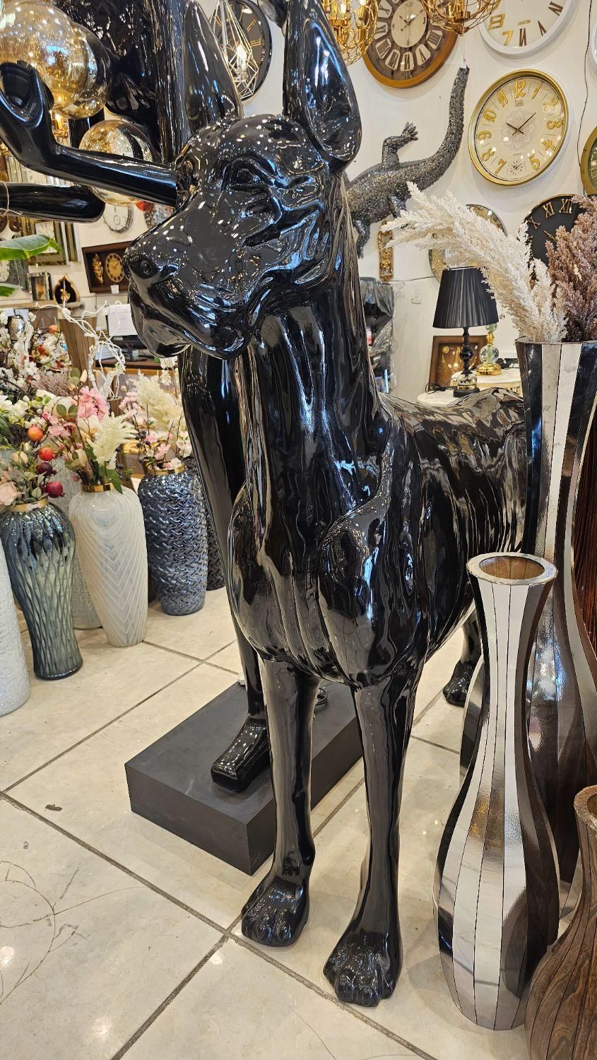 مجسمه سگ گریدین فایبر درجه یک صادراتی|مجسمه، تندیس، ماکت|مشهد, توس (بلوار توس)|دیوار