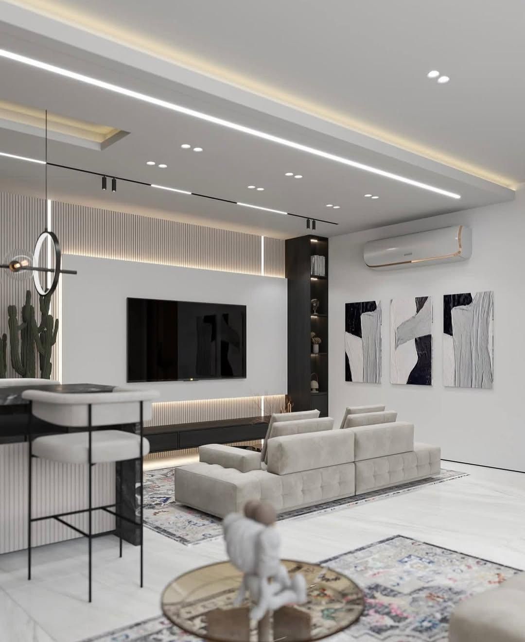 اجرای کناف فلت و دورباندی با مصالح|خدمات پیشه و مهارت|هشتگرد, هشتگرد قدیم|دیوار