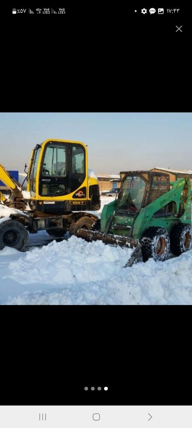 اجاره مینی بیل بابکت بیل لودر(زاگرس)|خدمات حمل و نقل|کهریزک, |دیوار