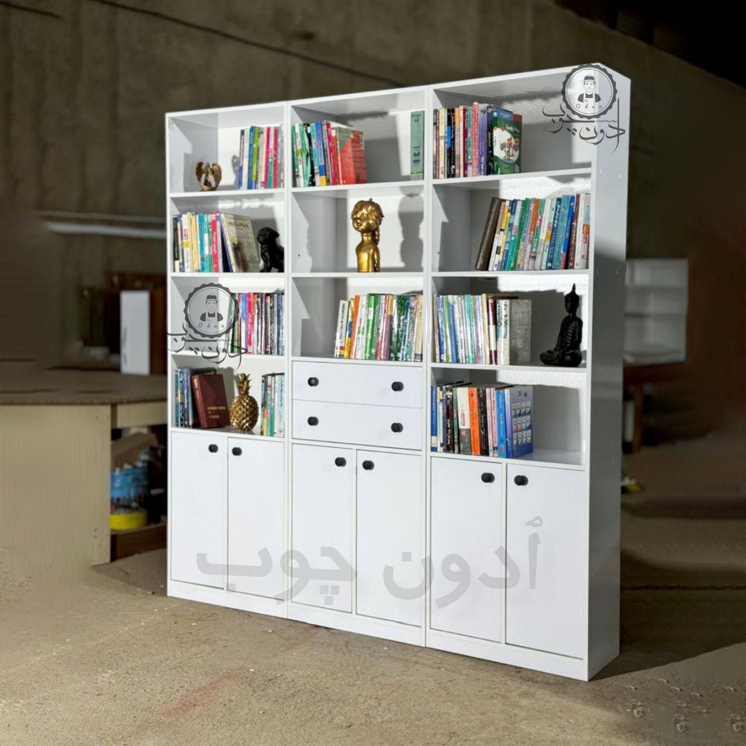 کتابخانه و کمد کتاب مدل یگانه|کتابخانه، شلف، قفسه‌های دیواری|تبریز, |دیوار