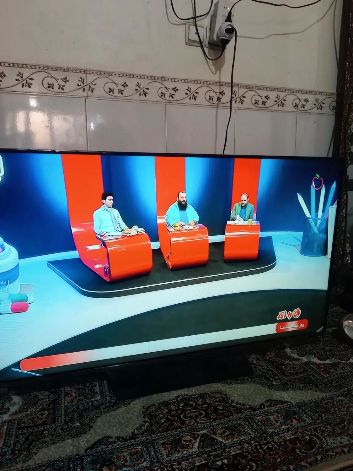 تلویزیون ال ای دی 48اینچ صدرصد سالم سامسونگ|تلویزیون و پروژکتور|اسلام‌شهر, شهرک قائمیه|دیوار