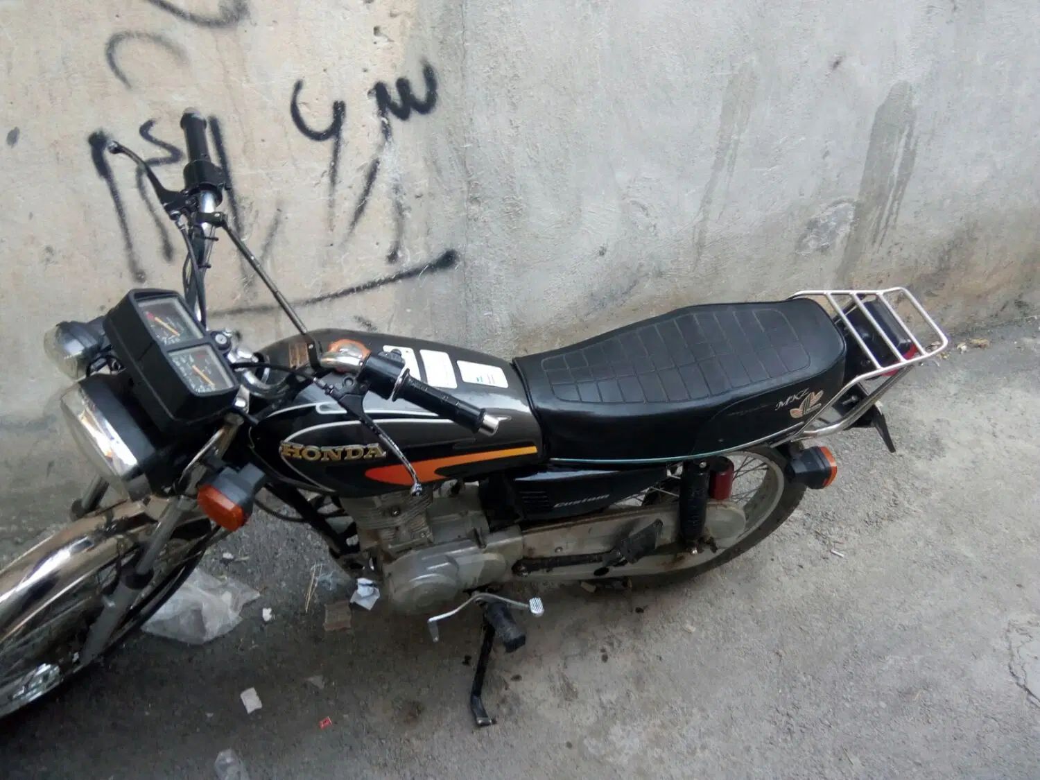 متور 125 مشکی مدل 91|موتورسیکلت|کرمانشاه, |دیوار