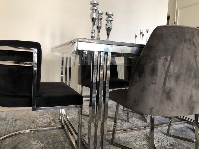 میز نهار خوری ۶ نفره استیل*میز تی وی|میز و صندلی غذاخوری|پردیس, فاز ۵|دیوار