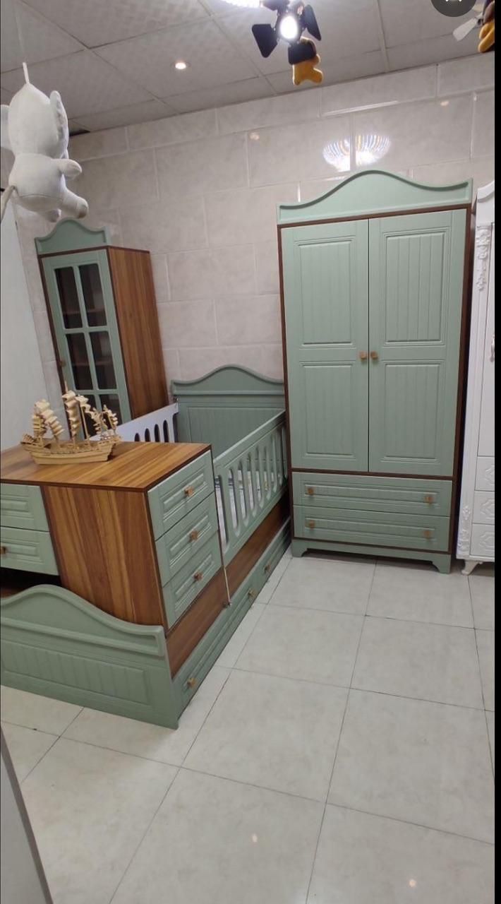 سیسمونی / سرویس خواب نوزاد / کودک / نوجوان / تخت|تخت و سرویس خواب|اردبیل, |دیوار