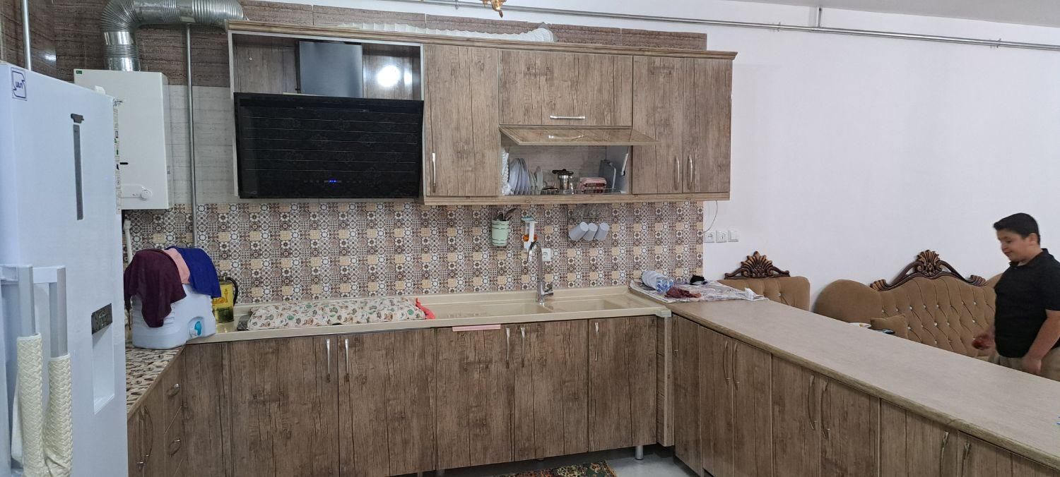 کابینت ام دی اف با هود|آب‌چکان و نظم‌دهنده ظروف|مهاباد (آذربایجان غربی), |دیوار