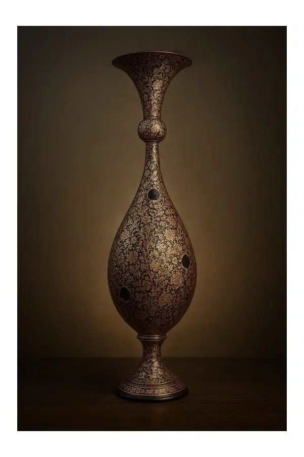 گلدان مسی صنایع دستی|صنایع دستی و سایر لوازم تزئینی|اصفهان, نقش جهان|دیوار