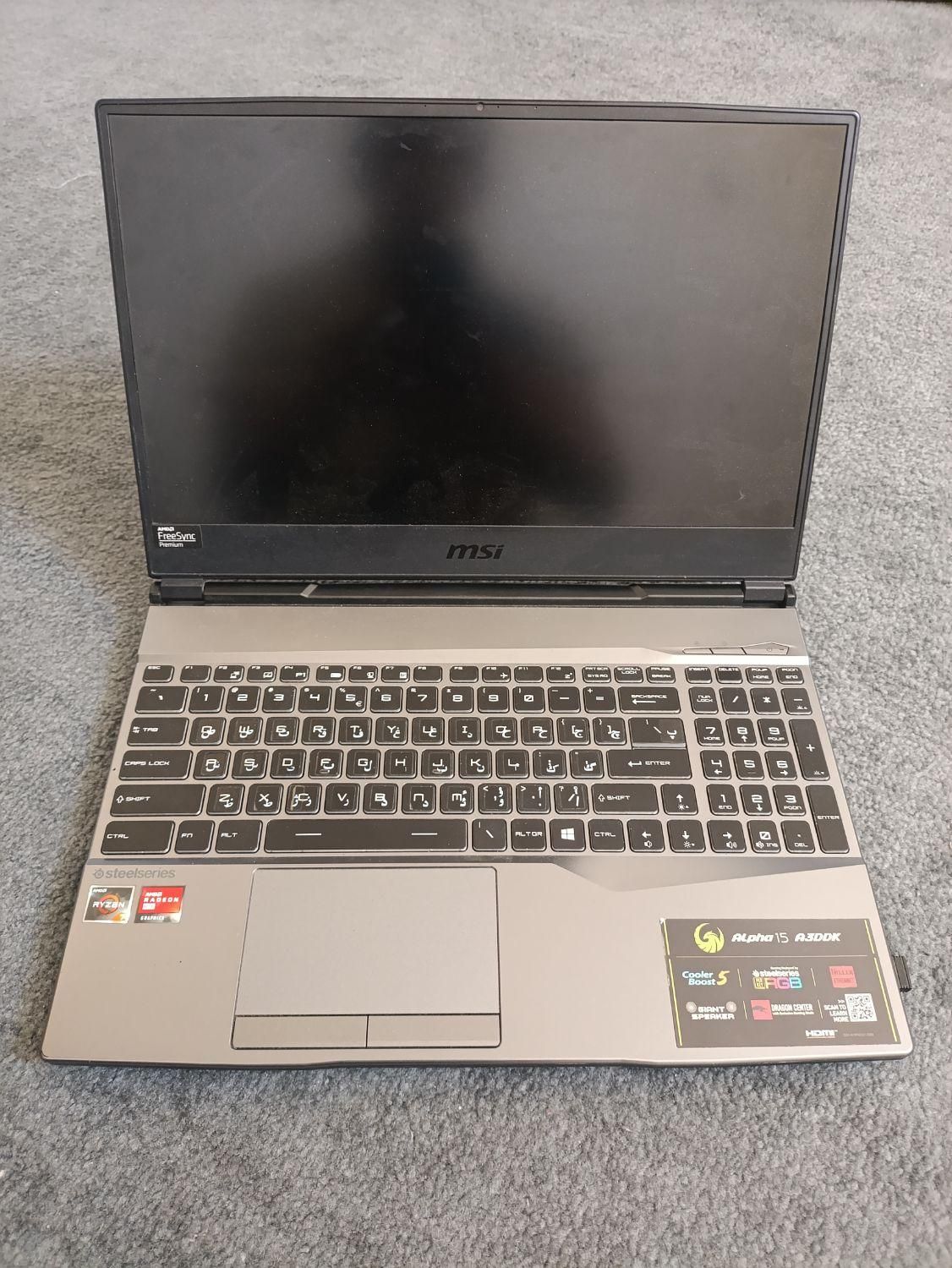 لپ تاپ msi alpha15 a3ddk|رایانه همراه|اصفهان, بهارستان|دیوار