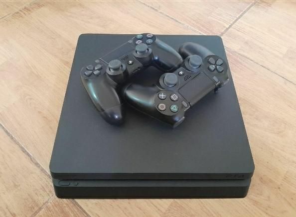 اسلیم ps4 پونصد گیگ کپی خور دو دسته اصلی|کنسول، بازی ویدئویی و آنلاین|گرگان, |دیوار