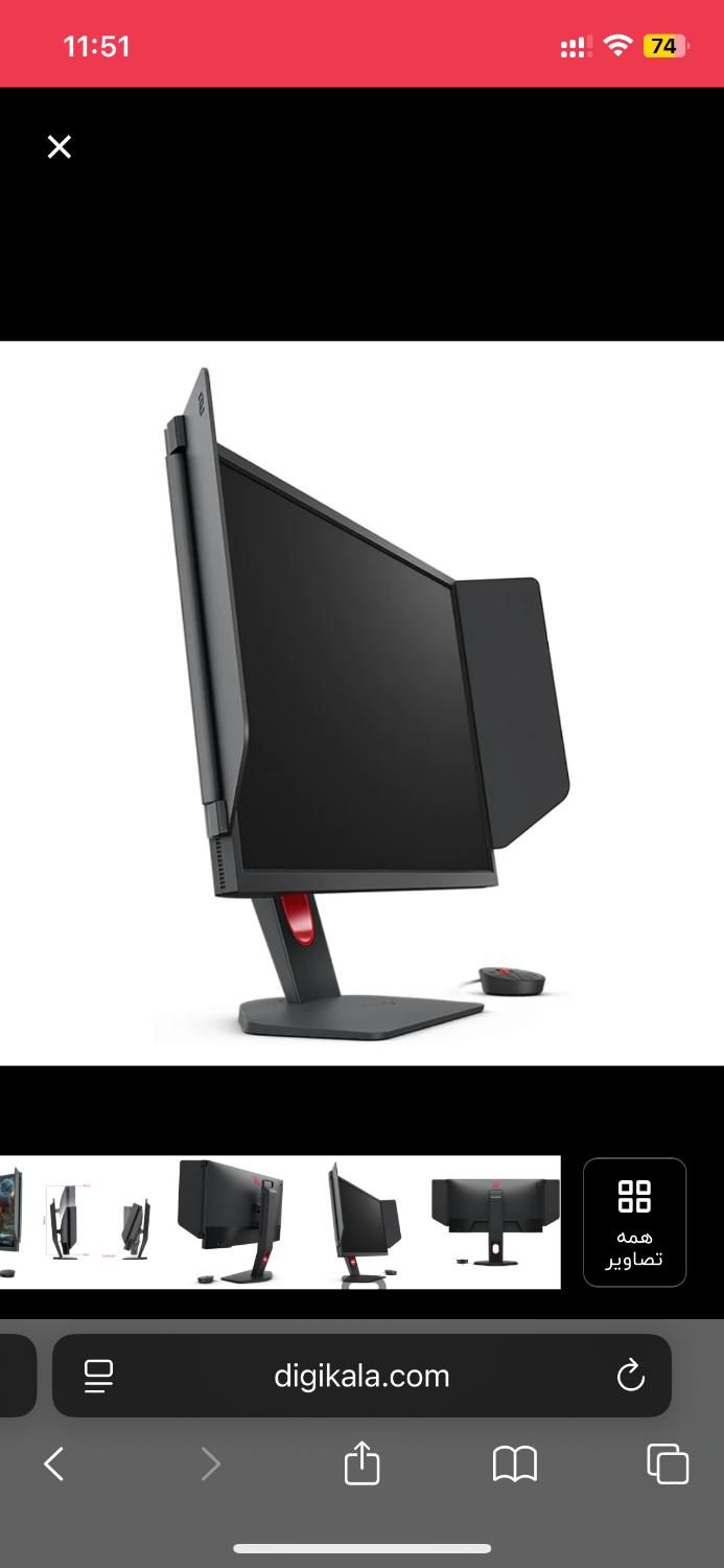 مانیتور مخصوص بازی بنکیو مدل XL2546K سایز 24.5|رایانه رومیزی|تهران, هروی|دیوار