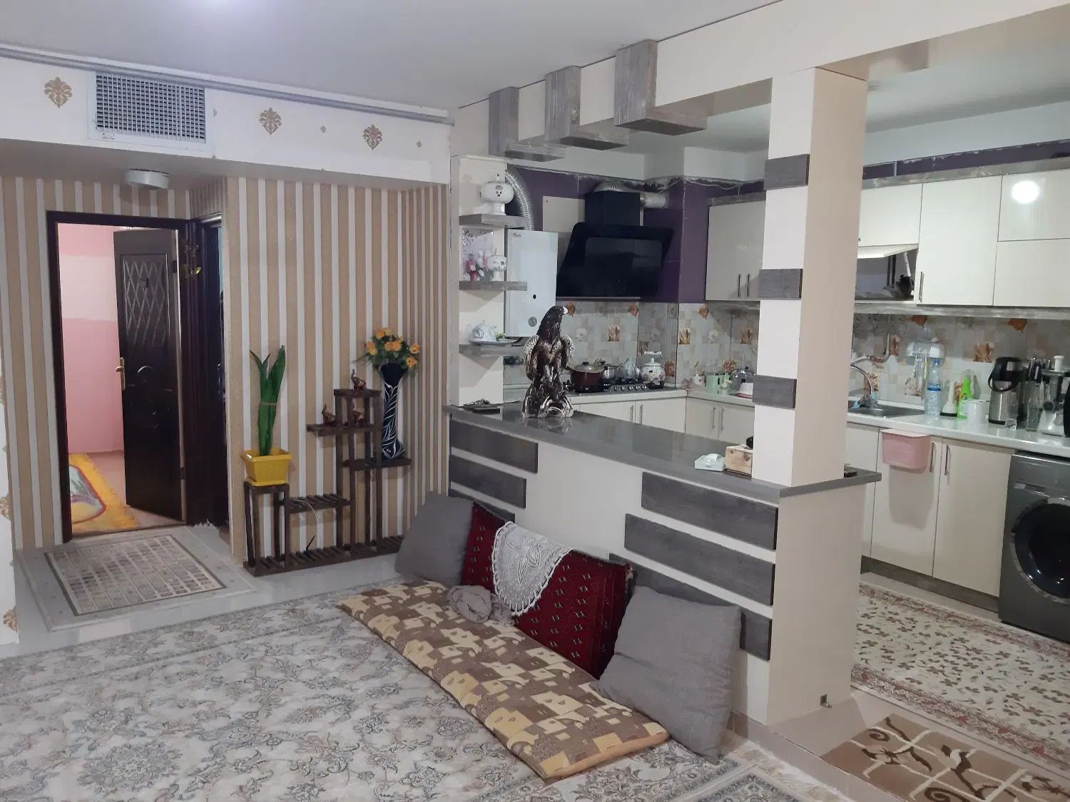 مجتمع غزنینی .بلوک ۶ واحدی . طبقه اول .فول امکانات|فروش آپارتمان|تربت جام, مسکن مهر|دیوار