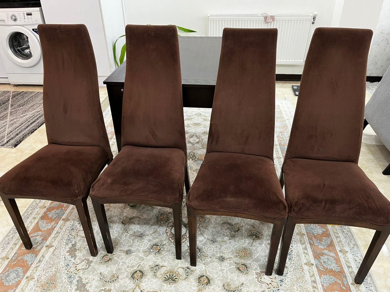 میز غذا خوری چهار نفره|میز و صندلی غذاخوری|شاهین‌شهر, اقبال لاهوری|دیوار