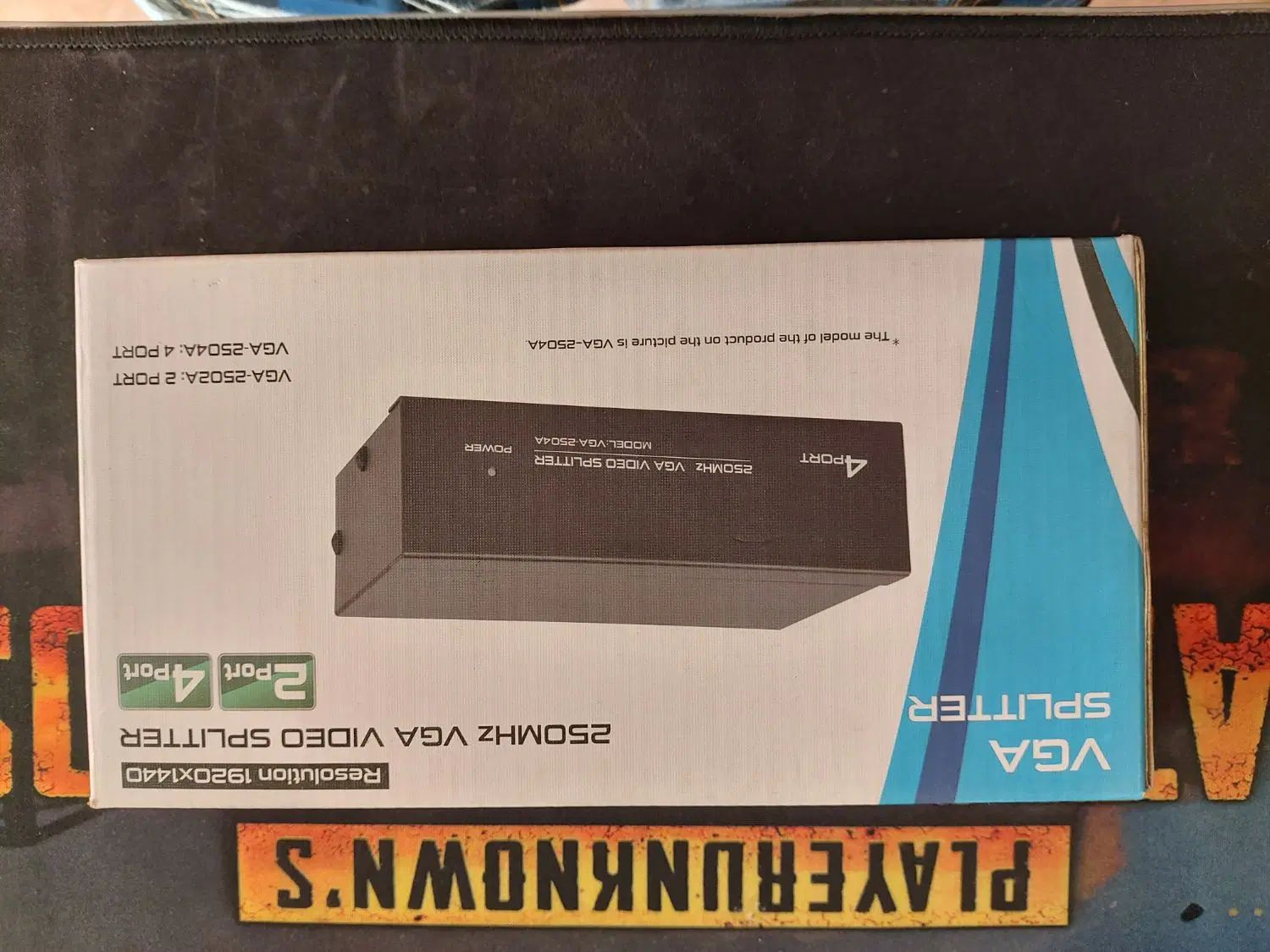اسپیلیتر vga splitter آداپتور دار ۴ کانال ۲۵۰mHz|قطعات و لوازم جانبی رایانه|تهران, حکیمیه|دیوار
