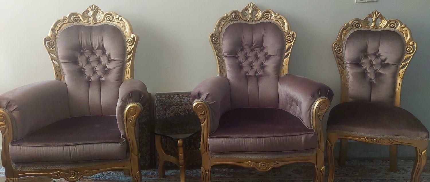مبل استیل۹نفره|مبلمان خانگی و میز عسلی|قم, گلزار|دیوار