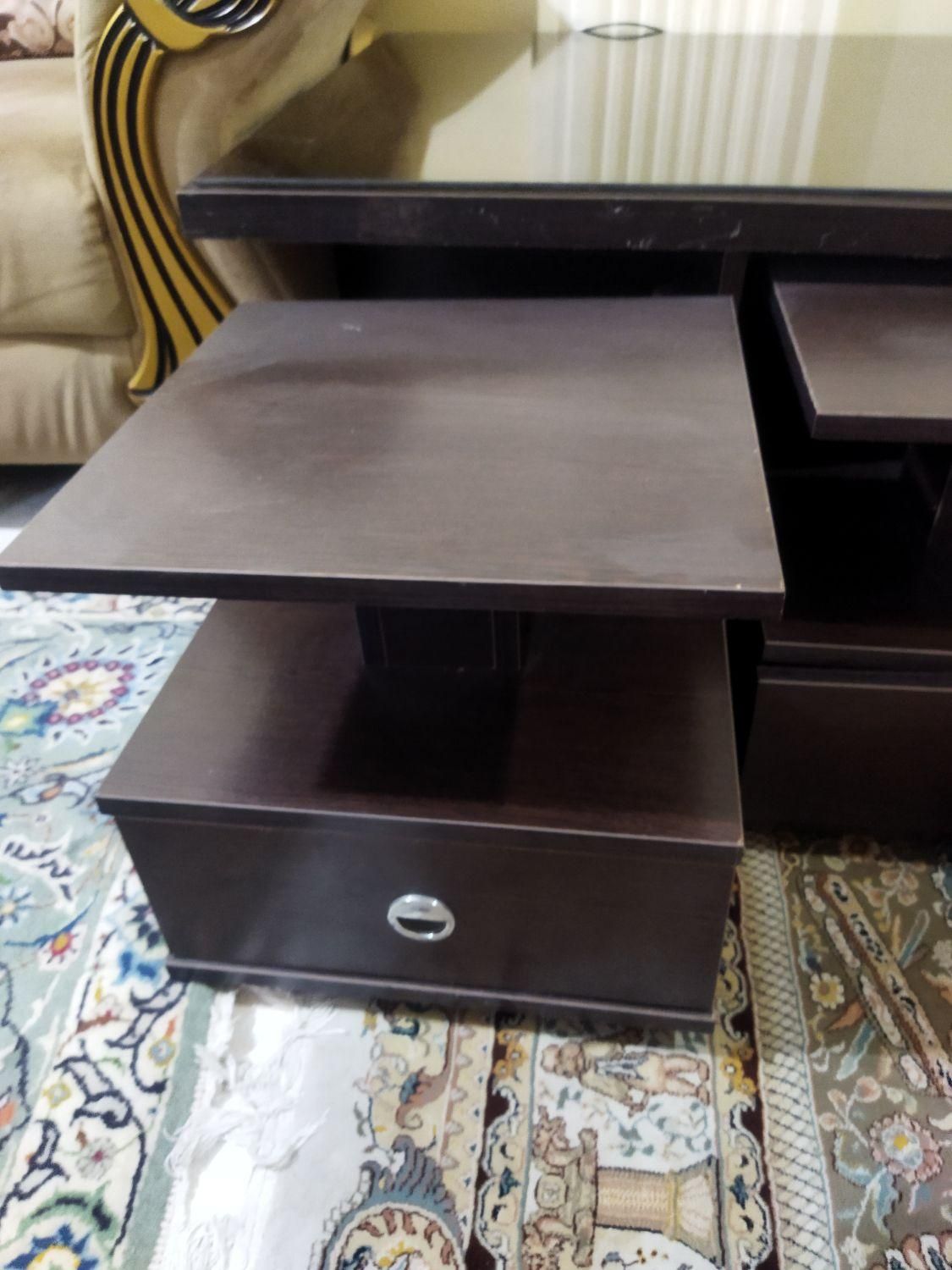 میز وسط با چهار میز عسلی|مبلمان خانگی و میز عسلی|رشت, نامجو|دیوار