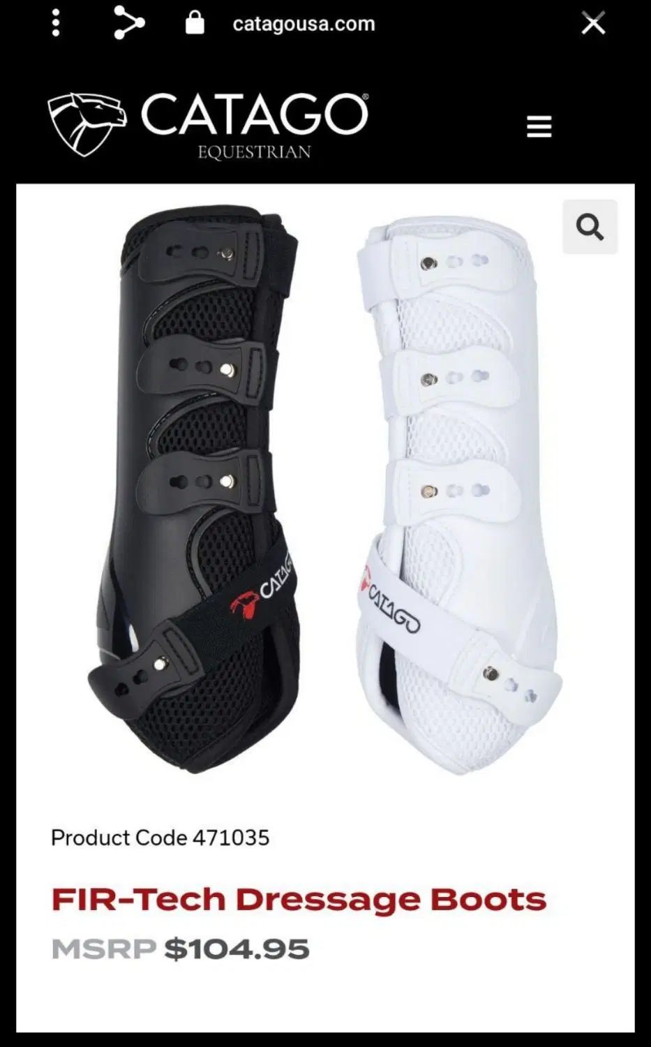 بوت یا مچ بند درساژ اسب برند کاتاگوcatago|اسب و تجهیزات اسب‌سواری|تهران, استاد معین|دیوار