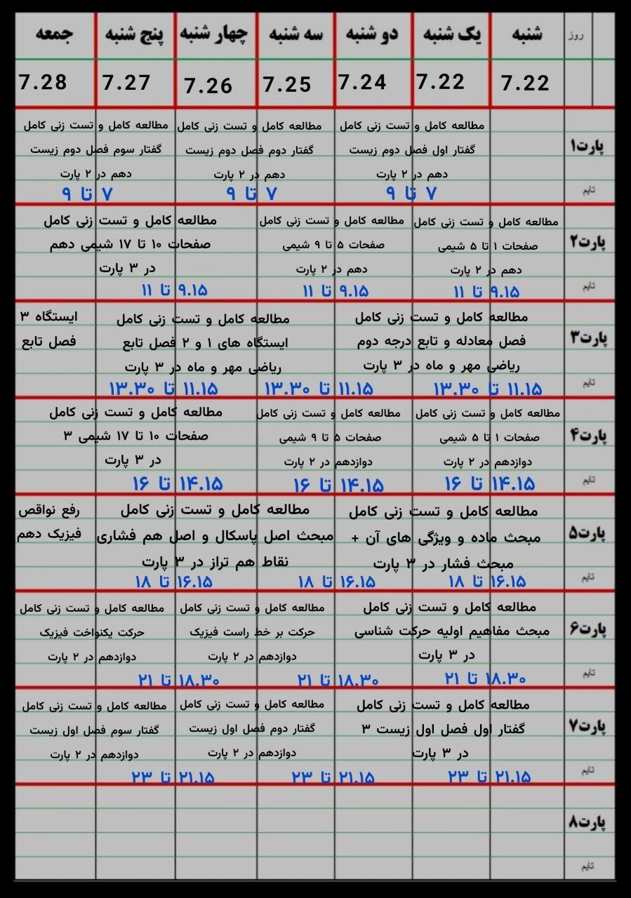 مشاوره و برنامه ریزی تخصصی امتحانات نهایی و کنکور|خدمات آموزشی|اصفهان, مهرآباد|دیوار