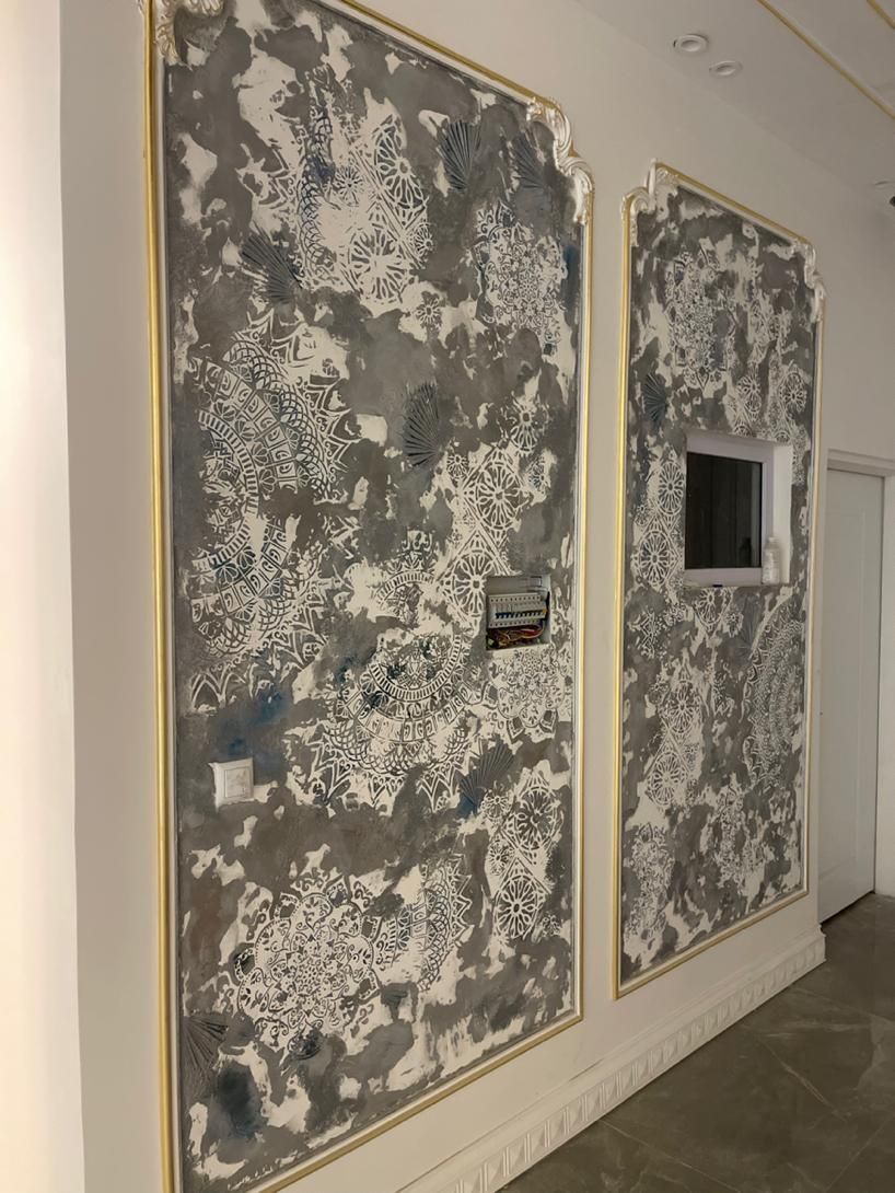 نصب و تعمیر انواع کاغذ دیواری فقط 120 هزار|خدمات پیشه و مهارت|تبریز, |دیوار