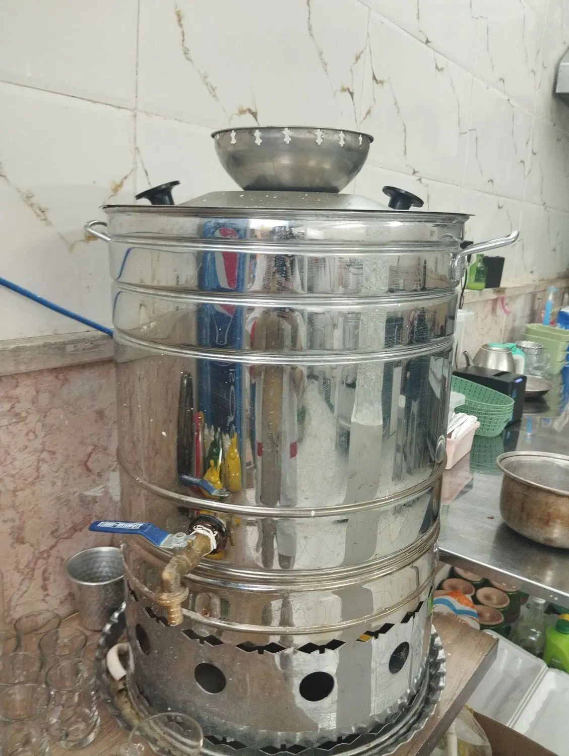 دیگ بخار پز و گاز ، پاتیل و گاز ، سماور ،دمکش برنج|کافی‌شاپ و رستوران|مشهد, نیروی هوایی|دیوار