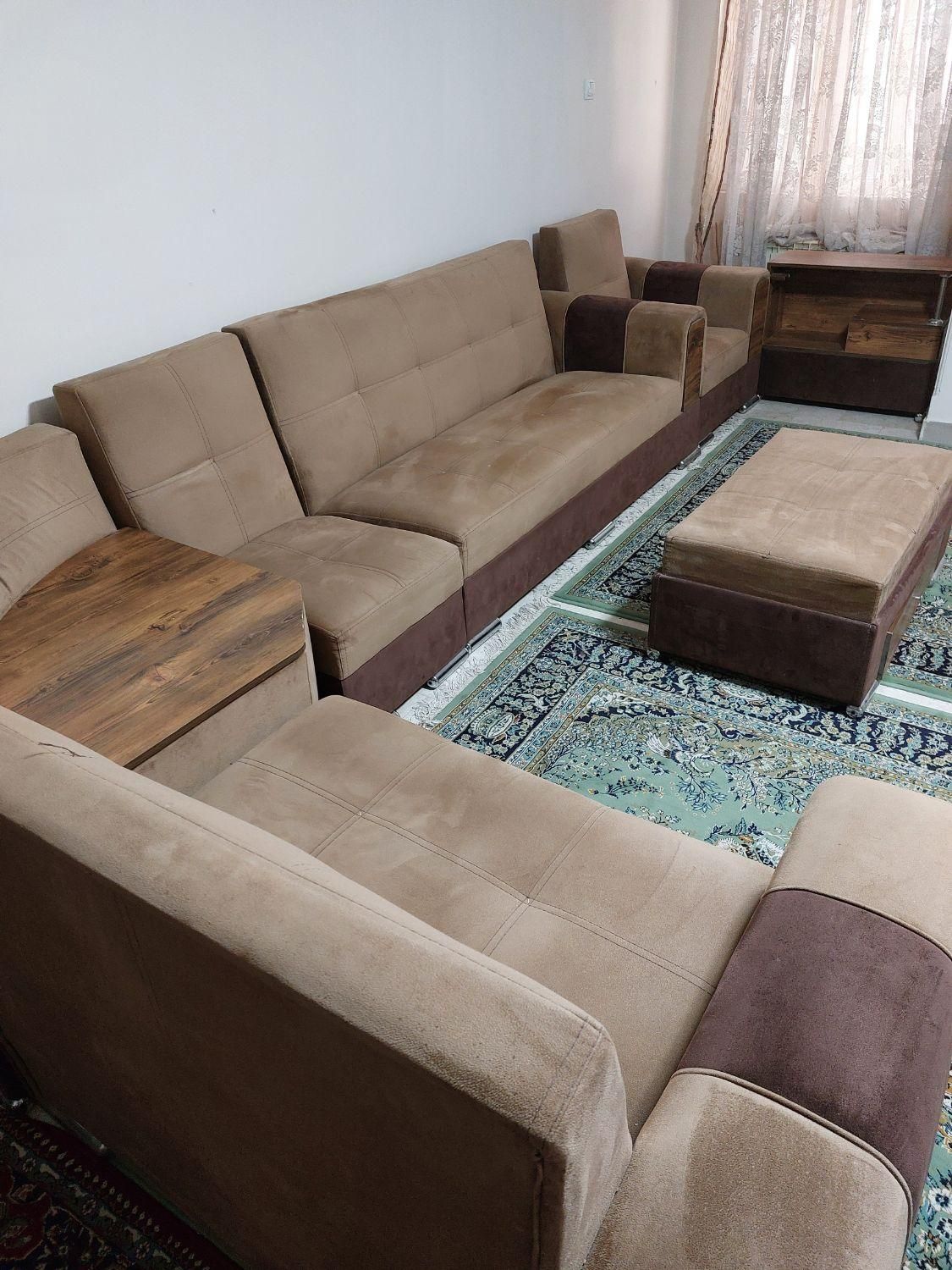 مبل ال کارکرده تمیز|مبلمان خانگی و میز عسلی|تهران, بنی‌هاشم|دیوار