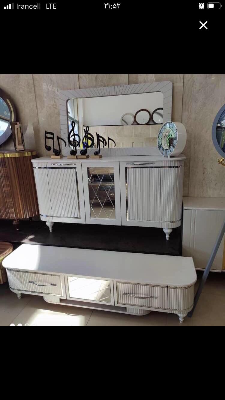 اینه کنسول+میزتلویزیون اونتوس|بوفه، ویترین، کنسول|مشکین‌دشت, |دیوار