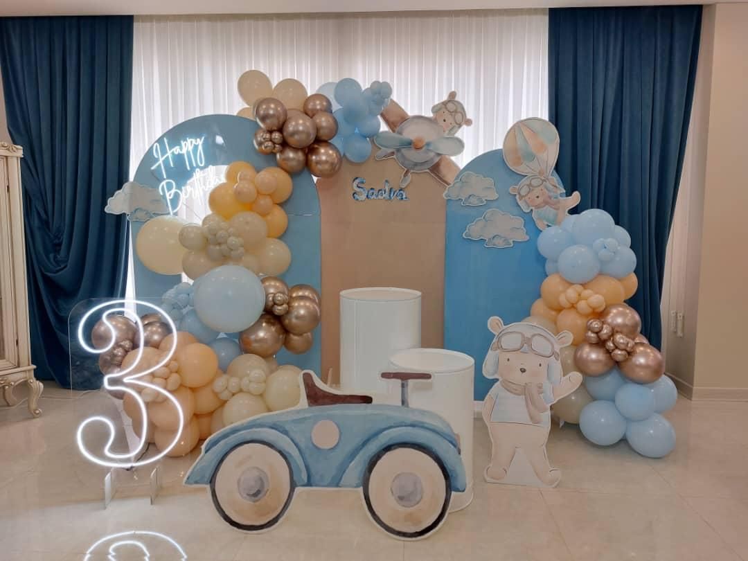 تم زیبای کرومی و مای ملودی بادکنک آرایی|اسباب‌‌بازی|اصفهان, ارغوانیه|دیوار