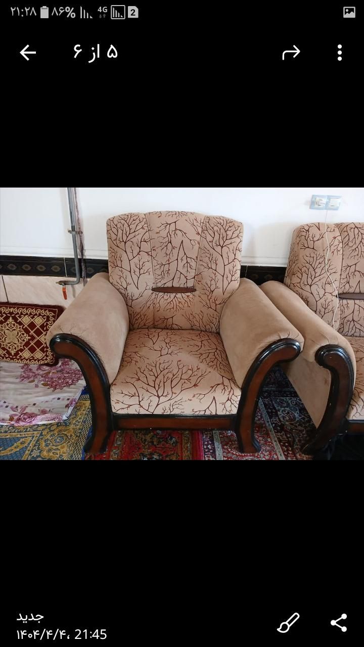 مبل ۷نفره|مبلمان خانگی و میز عسلی|فسا, |دیوار