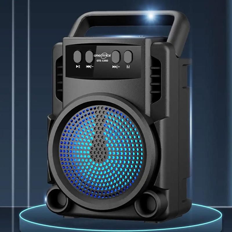 اسپیکر بلوتوثی چراغدار مدل GTS-1360|پخشکننده همراه|کرج, گوهردشت|دیوار