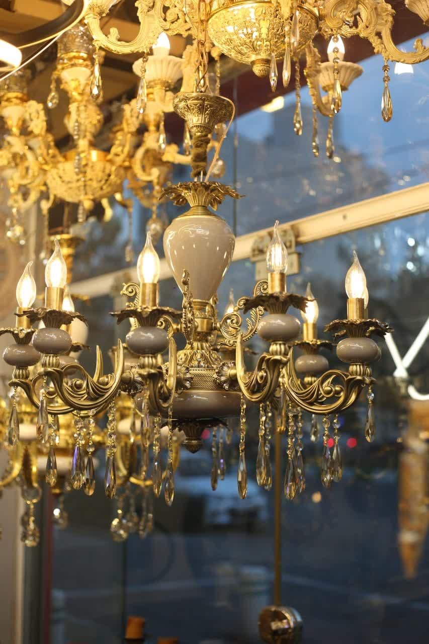 لوستر سلطنتی جدید|لوستر و چراغ آویز|مشهد, رضاشهر|دیوار