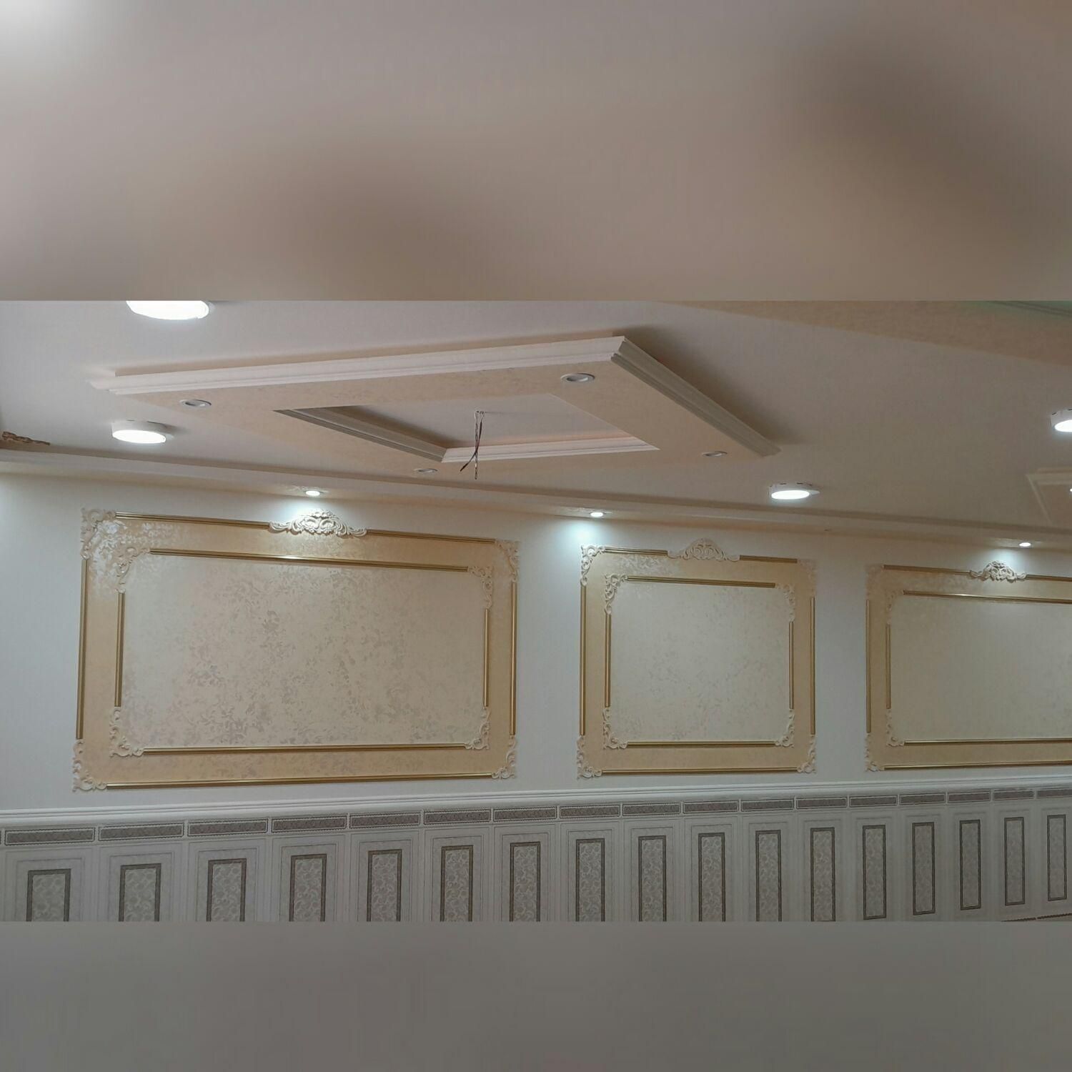 نقاش نقاشی رنگ امیزی کناف کار دکوراسیون ساختمان|خدمات پیشه و مهارت|آبادان, |دیوار