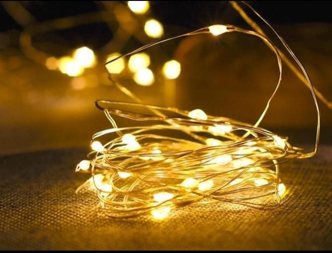 ریسه مفتولی باطری خور ۵ متری|ریسه و چراغ تزئینی|نیشابور, شهرک ولیعصر|دیوار