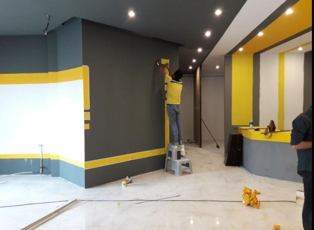 رنگ آمیزی.نقاشی ساختمان.تزیینات ساختمان.اقساط.چک|خدمات پیشه و مهارت|علی‌آباد کتول, |دیوار