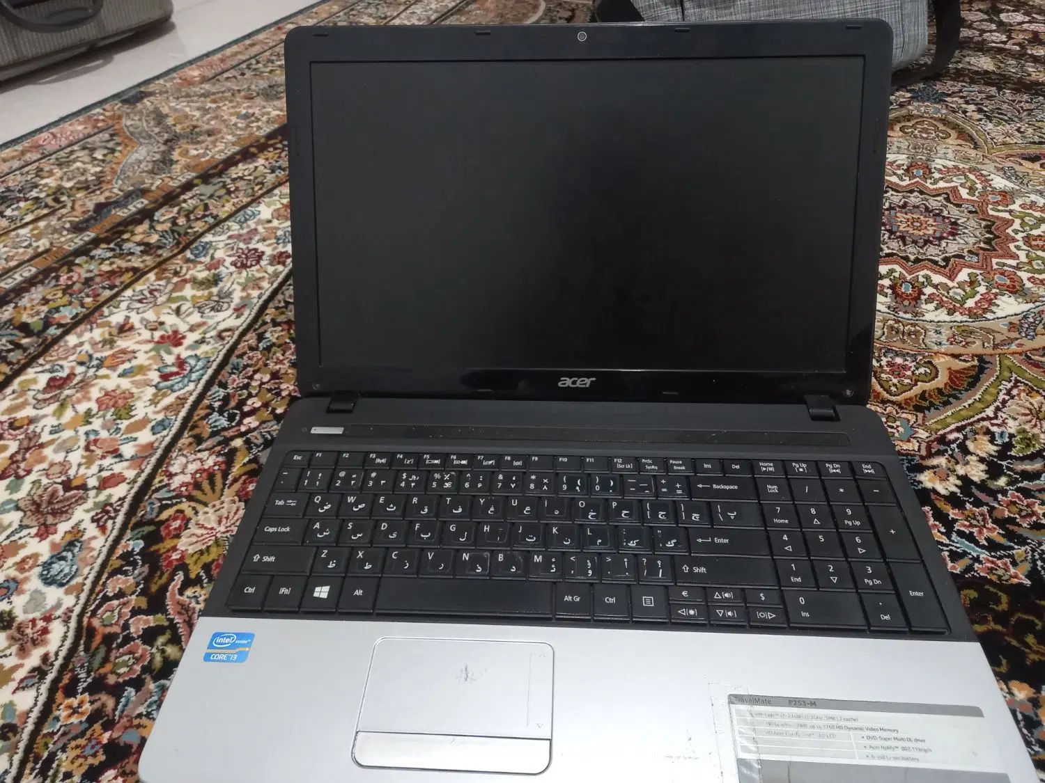 لپ تاپ ایسر Travelmate p253|رایانه همراه|تهران, فردوسی|دیوار