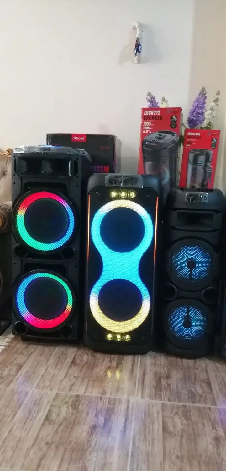 اسپیکر باند8288حرفه ای.قطع صدای خواننده.پارتی باکس|سیستم صوتی خانگی|تهران, بلورسازی|دیوار