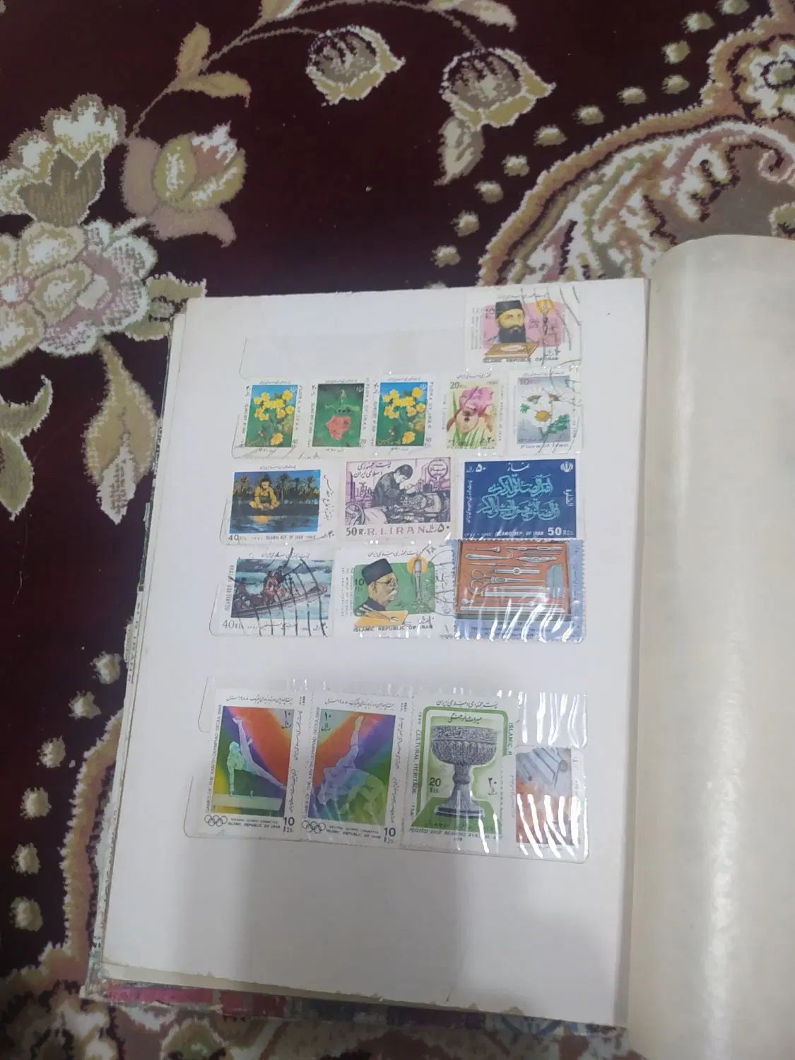 آلبوم تمبر  قدیمی،خارجی وایرانی دوره سال۵۵ به بالا|کلکسیون سکه، تمبر، اسکناس|دزفول, |دیوار