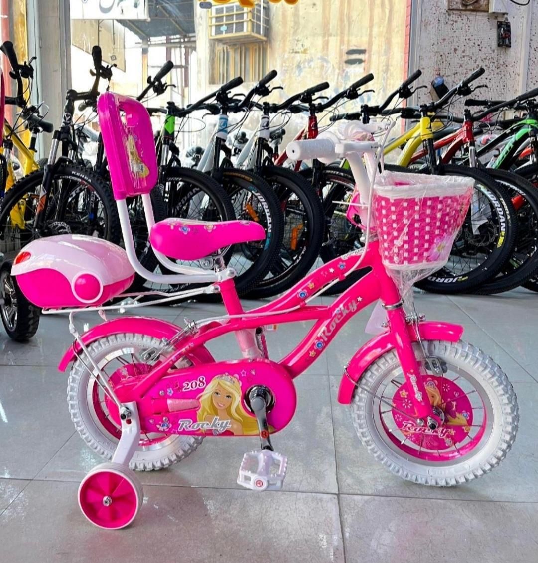 دوچرخه صورتی 12و16 poles(جهان دوچرخ قم)|دوچرخه، اسکیت، اسکوتر|ساوه, |دیوار