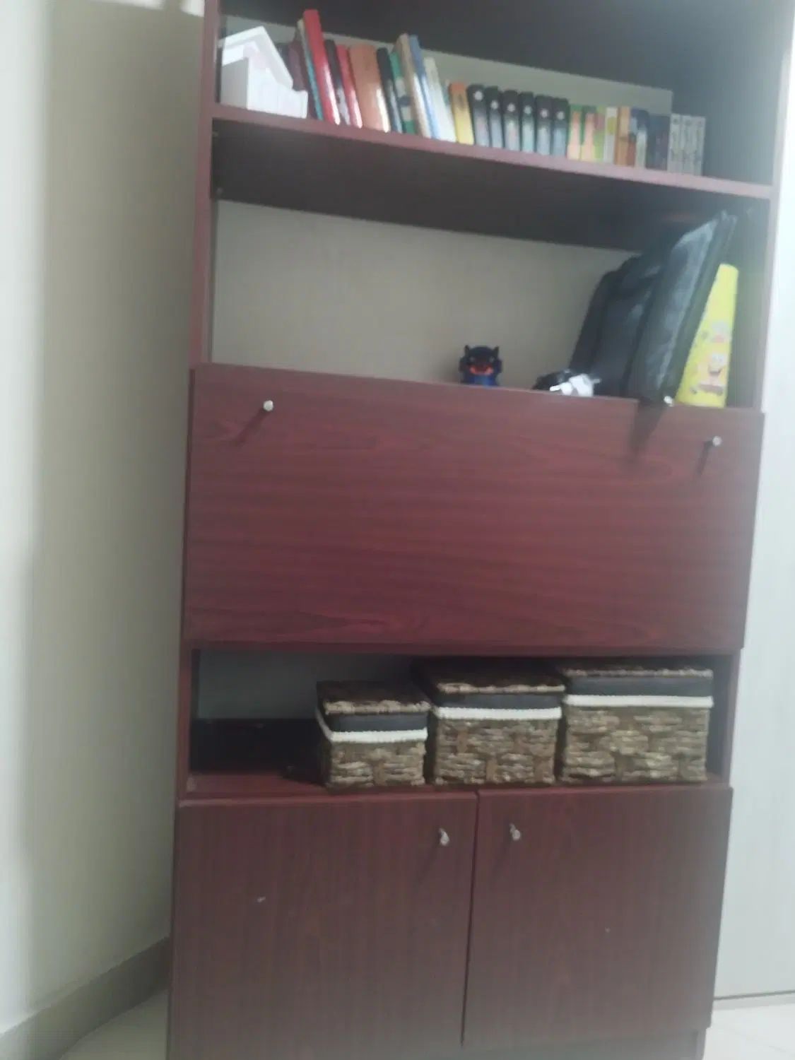 کتابخانه چوبی|کتابخانه، شلف، قفسه‌های دیواری|تهران, جیحون|دیوار