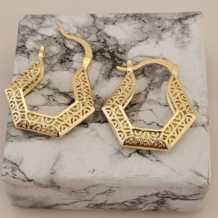 گوشواره حلقه ای طرح طلا|بدلیجات|تهران, زعفرانیه|دیوار