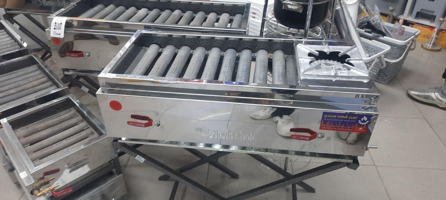 کباب‌پز صنعتی استیل با چدن سنگین|اجاق گاز و لوازم برقی پخت‌وپز|قزوین, |دیوار