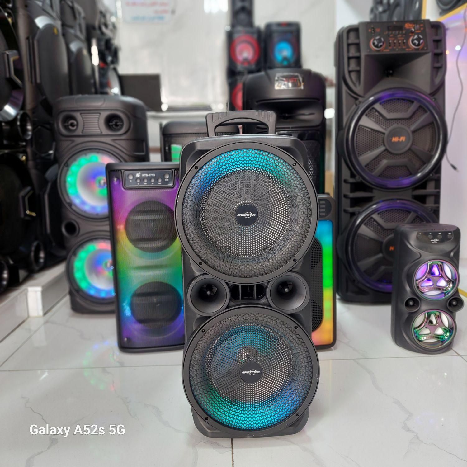 اسپیکر باند شارژی ۲ ساب ۸ اینچ * رویال اسپیکر|سیستم صوتی خانگی|تبریز, |دیوار