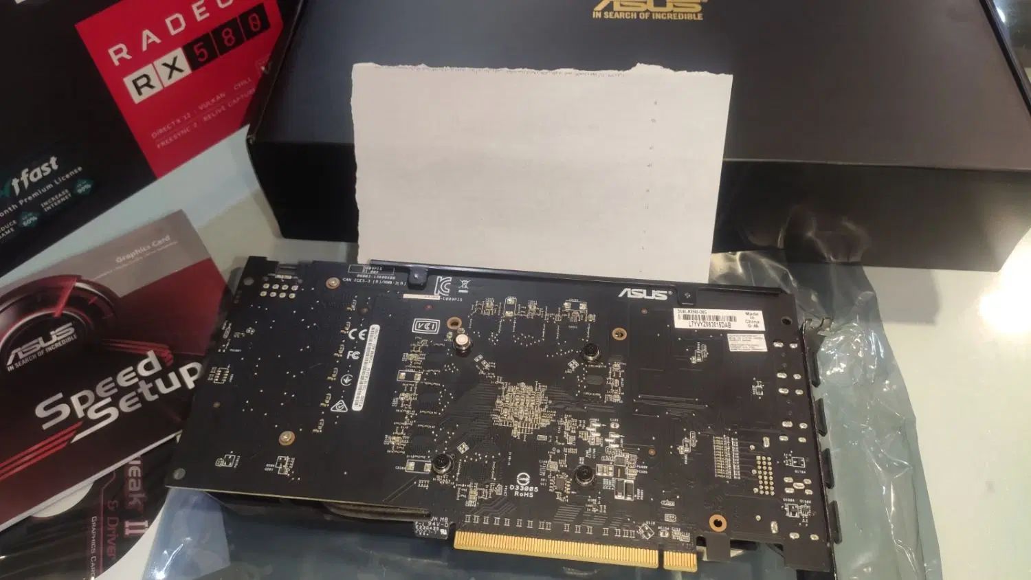 Asus RX580|قطعات و لوازم جانبی رایانه|اصفهان, بهارستان|دیوار
