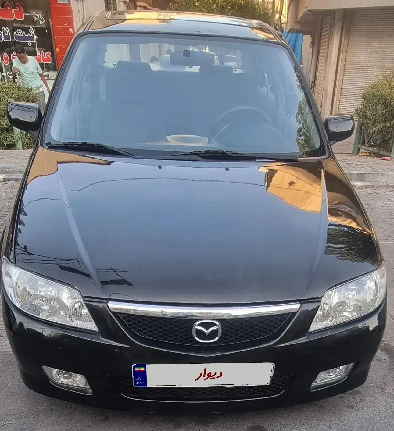 مزدا ۳۲۳ مشکی اتومات مدل ۸۵ تیپ ۵ استثنایی|خودرو سواری و وانت|تهران, تهران‌نو|دیوار